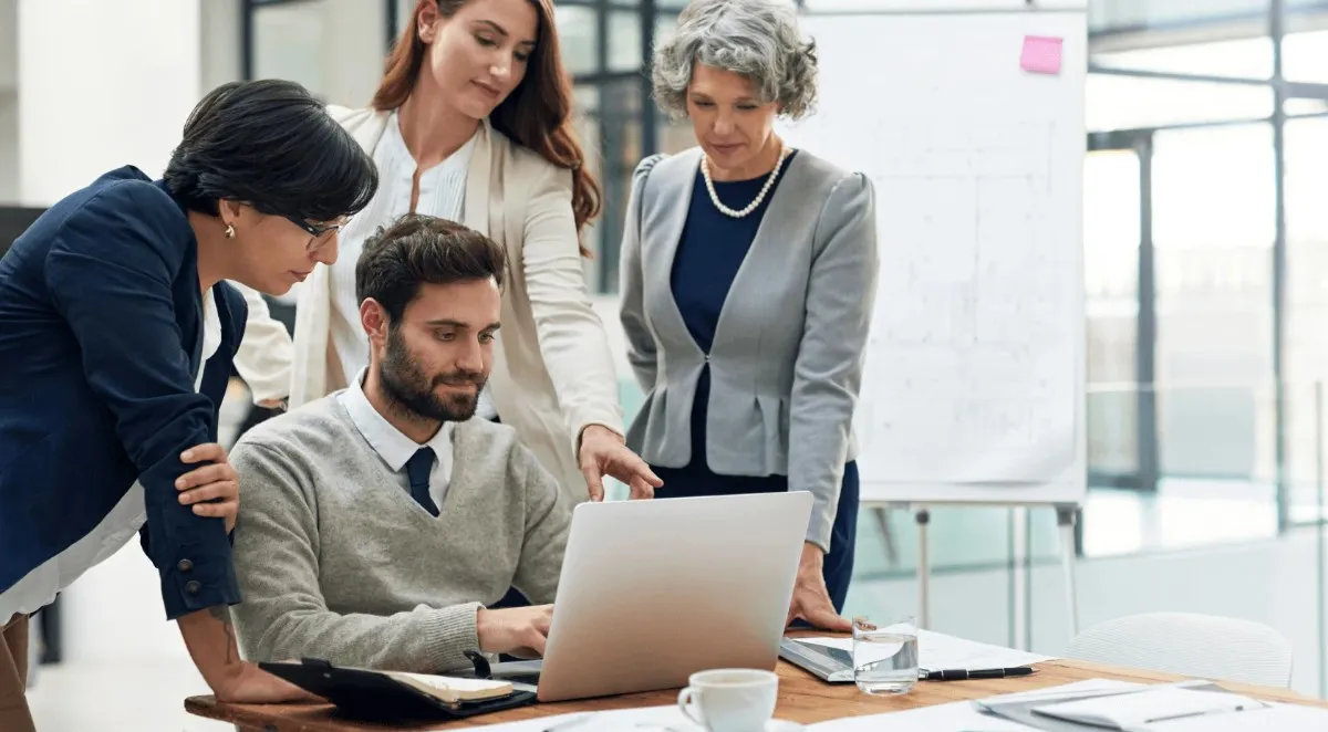 Team working together